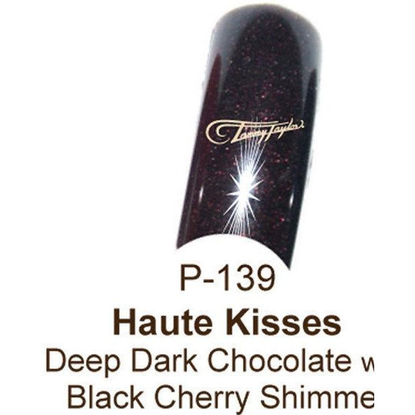 deep dark chocolate with black cherry shimmer