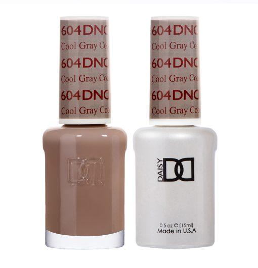 DND Gel Nail Polish Duo 604 - Cool Gray