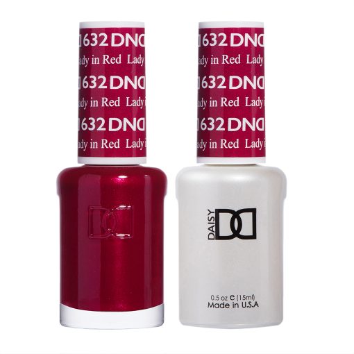 DND Gel Nail Polish Duo 632 - Lady In Red