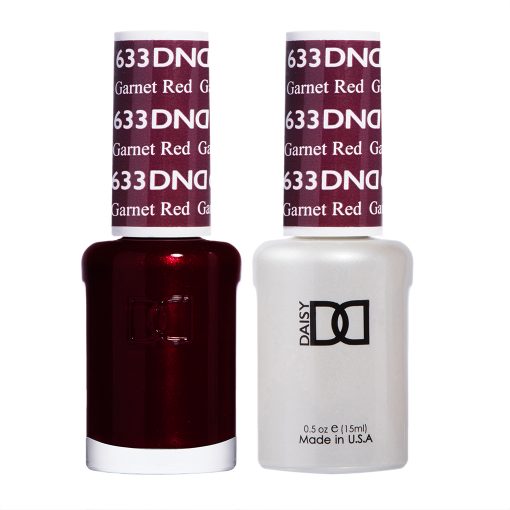 DND Gel Nail Polish Duo 633 - Garnet Red