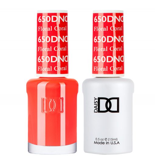 DND Gel Nail Polish Duo650 - Foral Coral