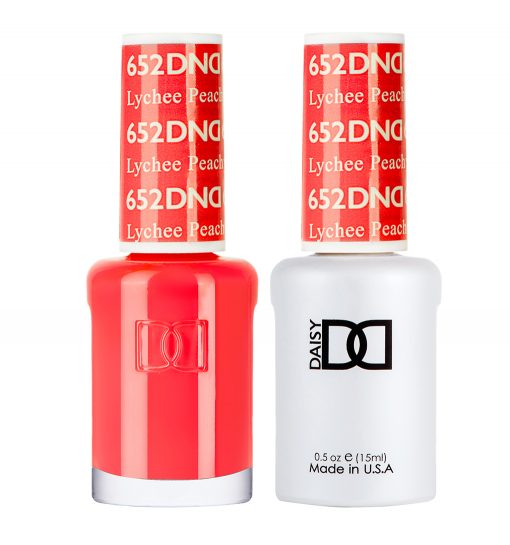 DND Gel Nail Polish Duo 652 - Lychee Peachy