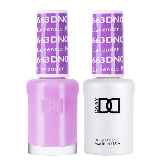 DND Gel Nail Polish Duo 663 - Lavender Pop