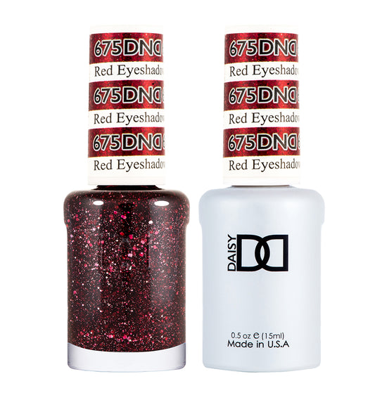 DND Gel Nail Polish Duo 675 - Red Eyeshadow