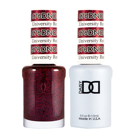 DND Gel Nail Polish Duo 676 - Universal Red