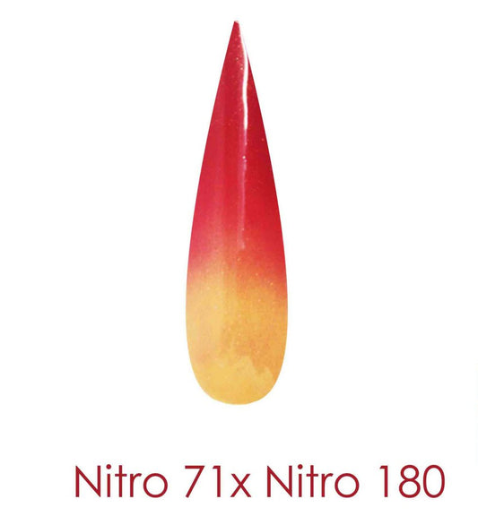 Polvo de inmersión Nitro - Juego de 2 colores Ombre 2oz - AMERICAN BORN (NT071 X 180)