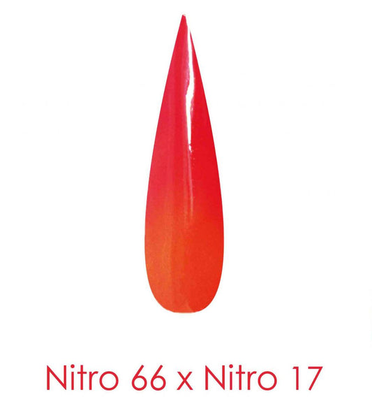 Polvo de inmersión Nitro - Juego de 2 colores Ombre 2oz - BED &amp; BOYFRIEND (NT066 X 017)