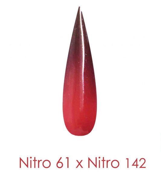 Nitro Dipping Powder - Set of 2 Ombre Colors 2oz -  BIONIC CROWN (NT061 X 142)