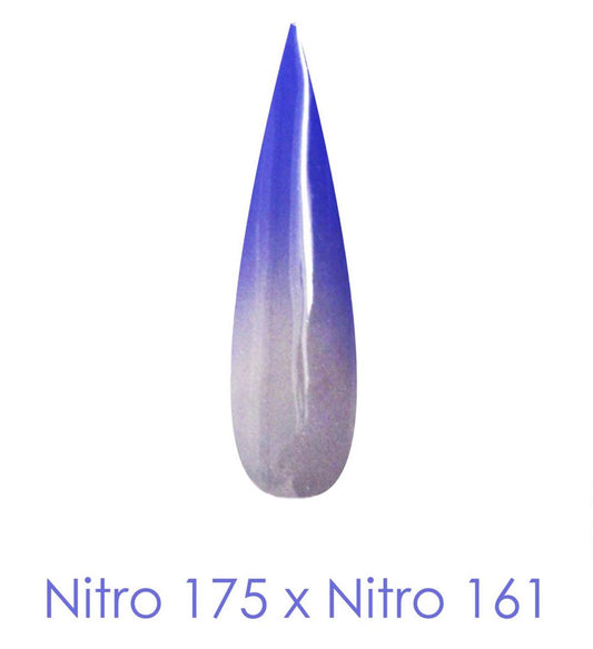 Polvo de inmersión Nitro - Juego de 2 colores degradados 2oz/frasco - HUESO A CENIZAS (NT175 X 161)