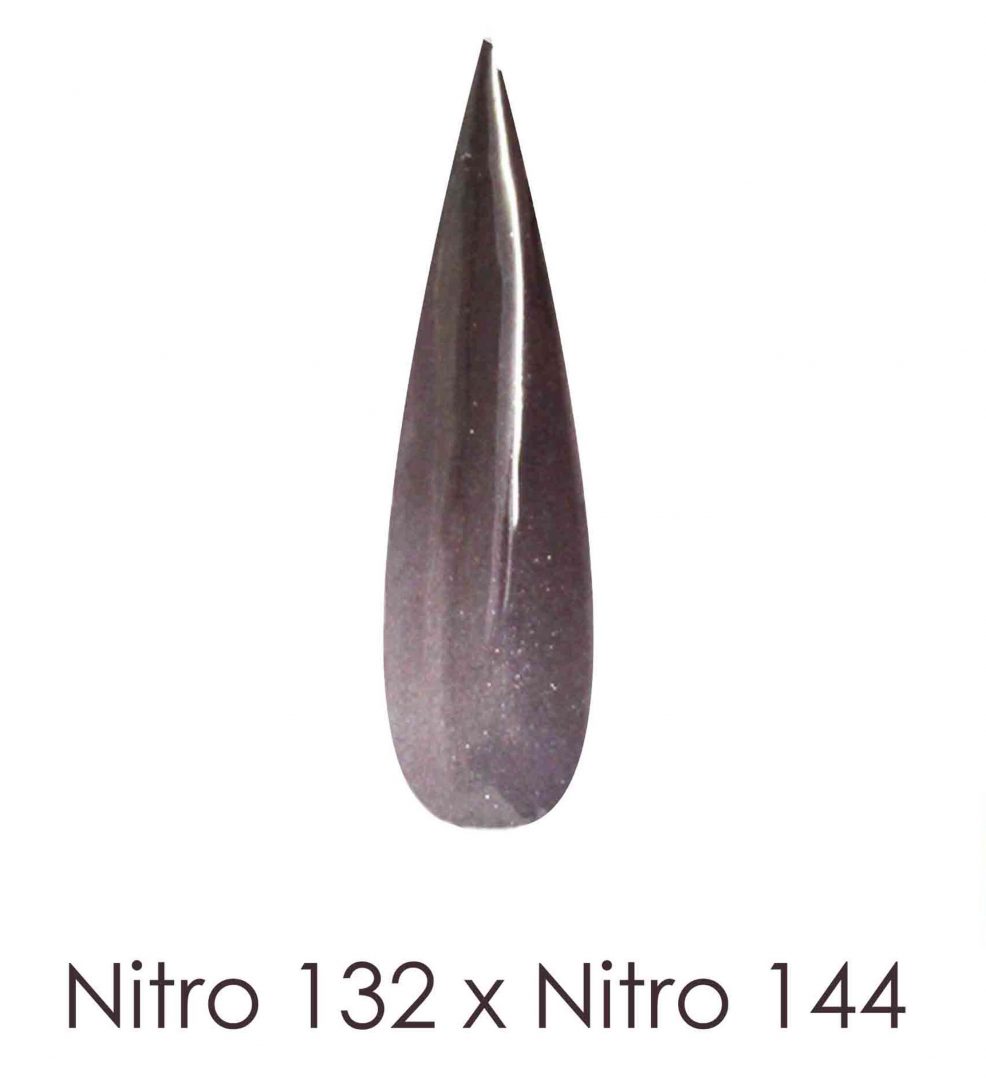 Polvo de inmersión Nitro - Juego de 2 colores Ombre 2oz/frasco - HUESO ROTO (NT132 X 144)