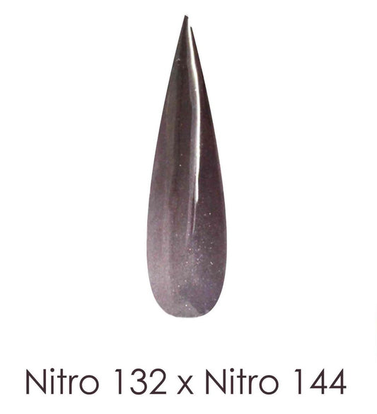 Nitro Dipping Powder - Set of 2 Ombre Colors 2oz/Jar -  BROKEN BONE (NT132 X 144)
