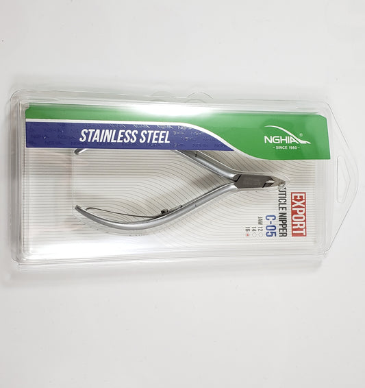 Nghia EXPORT - Stainless Steel Cuticle Nipper C-05 (Previously D-04) - Jaw #16