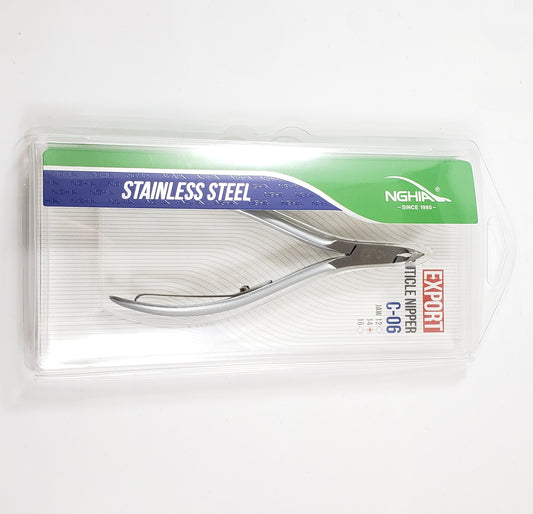 Nghia EXPORT - Professional Stainless Steel Cuticle Nipper (C06 - Jaw #14)