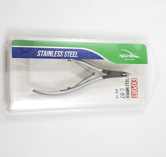Nghia EXPORT - Professional Stainless Steel Cuticle Nipper (C07 - Jaw #14)