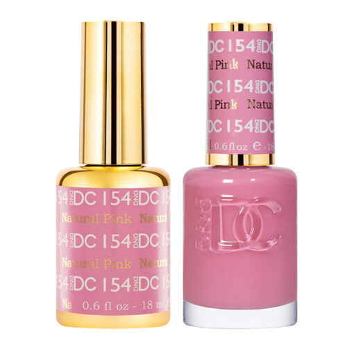 Esmalte de uñas y gel DND DC Duo 154 - Rosa natural