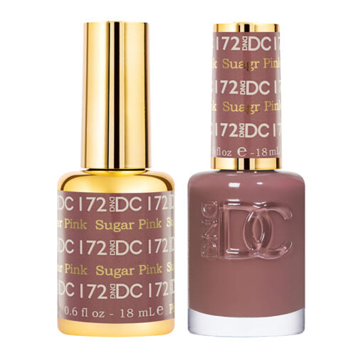 DND DC Duo Gel & Nail Polish 172 - Sugar Pink