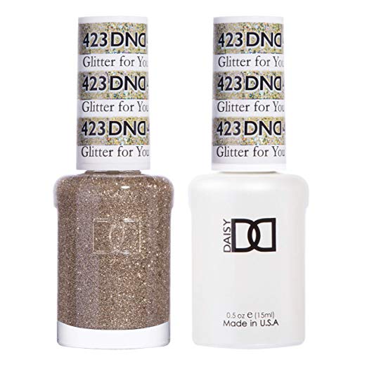 DND Gel Nail Polish Duo 423 - Glitter For You