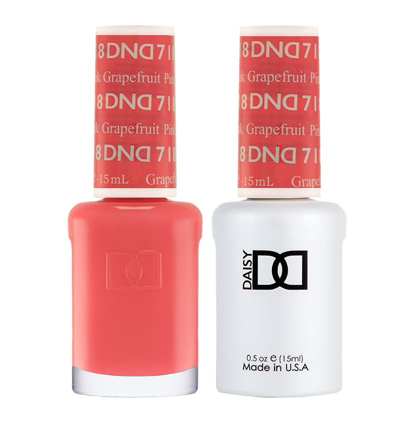 DND Gel Nail Polish Duo 718 - Pink Grapefruit