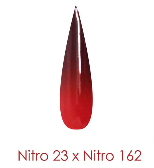 Nitro Dipping Powder - Set of 2 Ombre Colors 2oz/Jar -  DRESSED FOR MERCY (NT023 X 162)