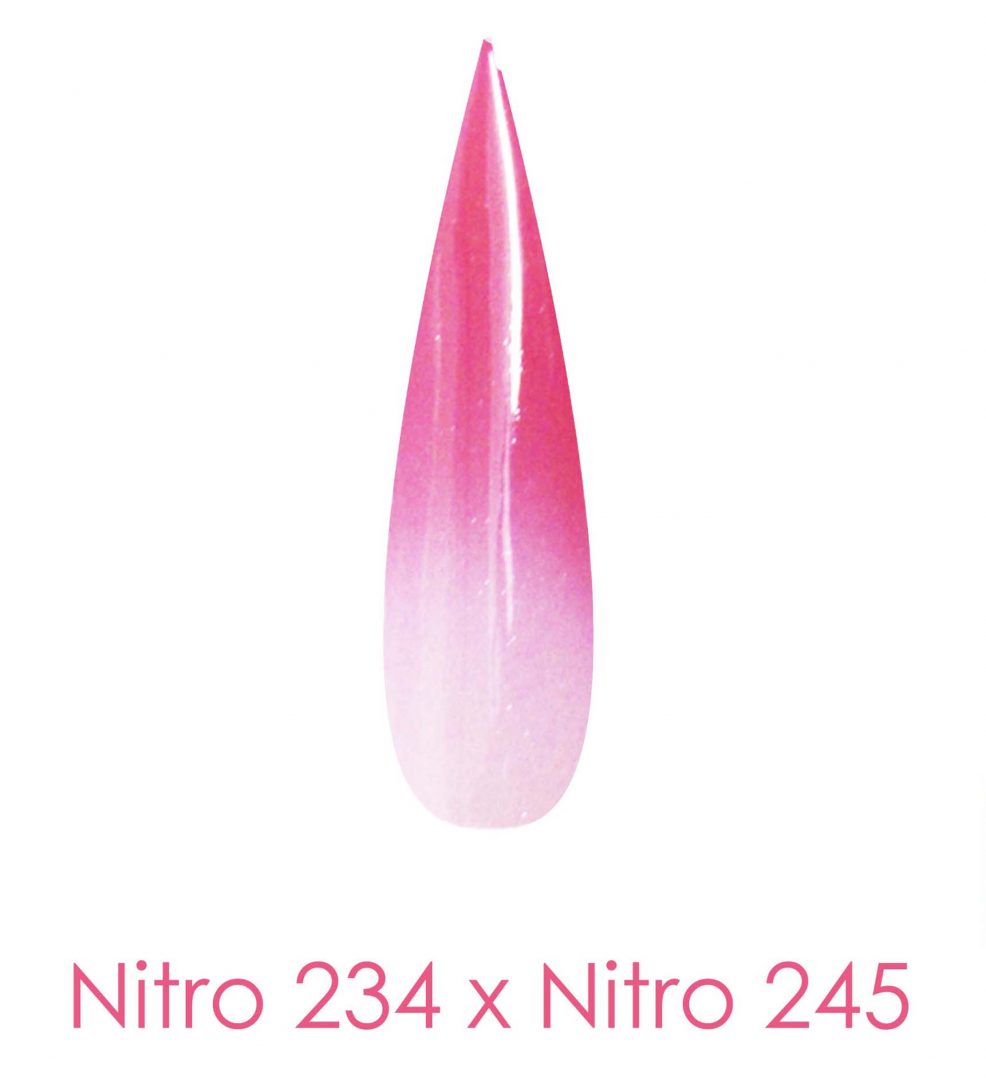 Polvo de inmersión Nitro - Juego de 2 colores Ombre 2oz - ONDA OLVIDADA (NT234 X 245)