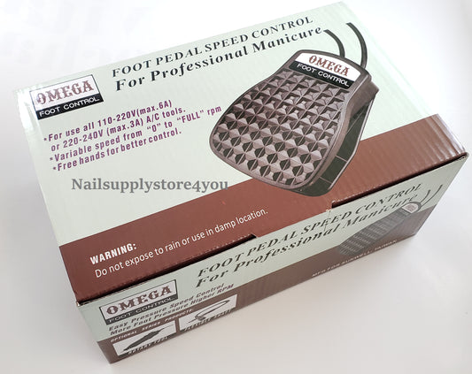 OMEGA - Nail Professional FOOT PEDAL SPEED CONTROL