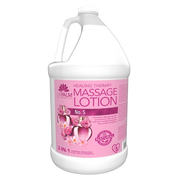 LAPALM Product - 2 in 1 Healing Therapy Massage Lotion  No. 5 - 1 Gallon