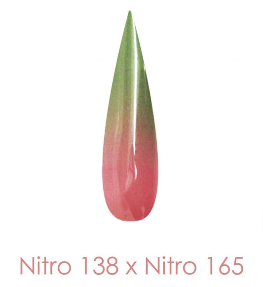 Nitro Dipping Powder - Set of 2 Ombre Colors 2oz/Jar - MALE DELIVERY (NT138 X 108)