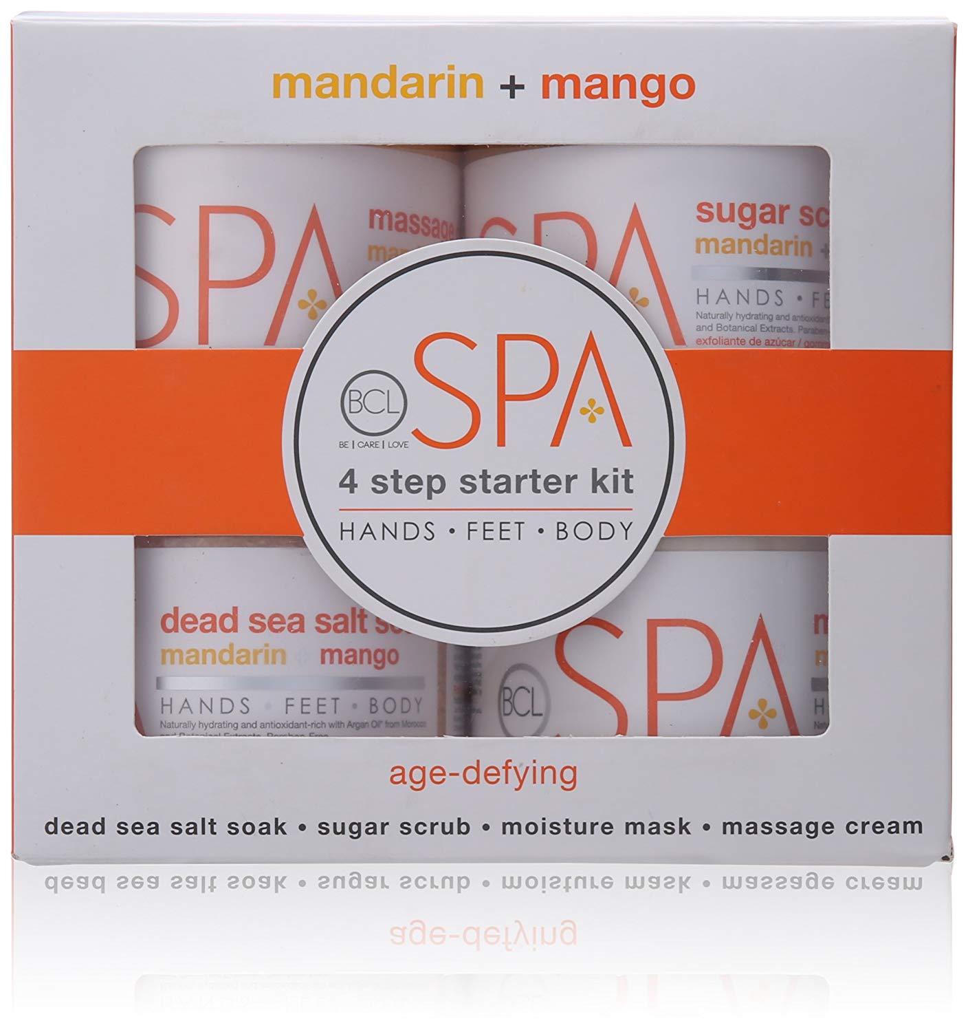 BCL Spa Pedicura en 4 pasos - Kit de inicio con mandarina y mango