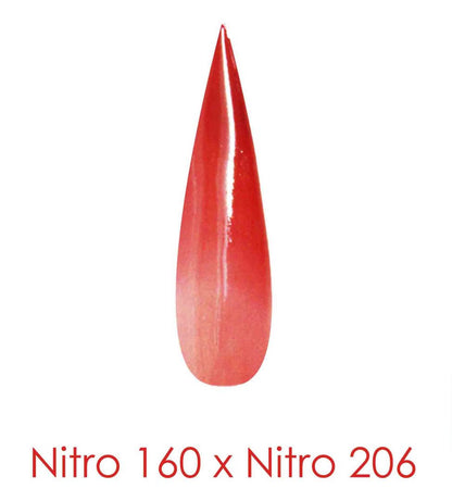 Polvo de inmersión Nitro - Juego de 2 colores degradados 2oz/frasco - NAKED TOUCH (NT160 X 206)