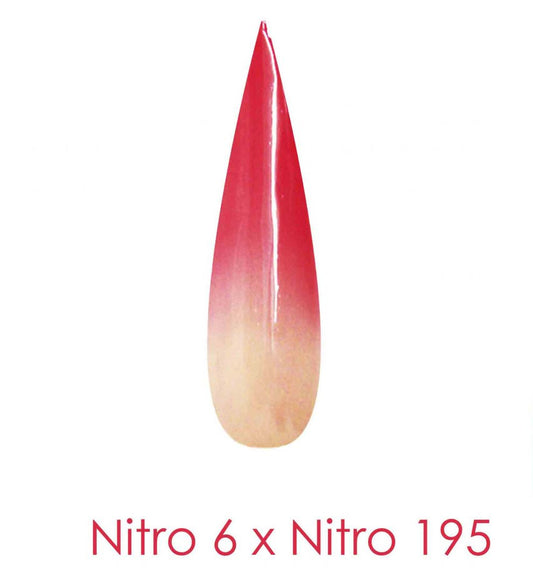 Polvo de inmersión Nitro - Juego de 2 colores Ombre 2oz/frasco - NICE &amp; SPICE (NT006 X 195)