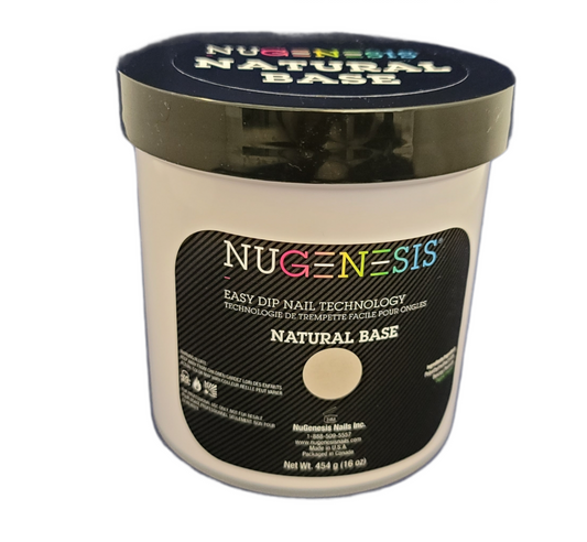 NuGenesis Nail Dipping Powder Refill Size 16oz/454g - Natural Base