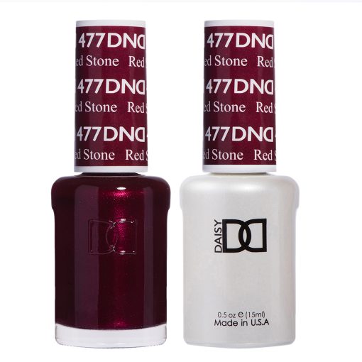 DND Gel Nail Polish Duo 477 - Red Stone