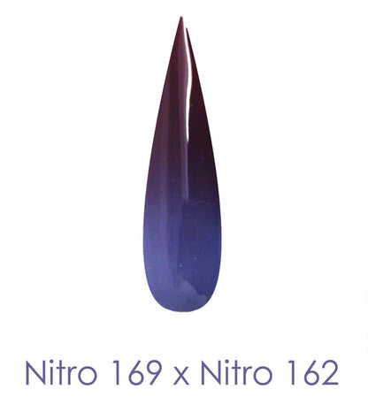 Polvo de inmersión Nitro - Juego de 2 colores Ombre 2oz/frasco - TORMENTAS EN LAS CORRIENTES (NT169 X 162)