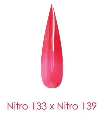 Polvo de inmersión Nitro - Juego de 2 colores Ombre 2oz/frasco - SUCKING LORD (NT133 X 139)