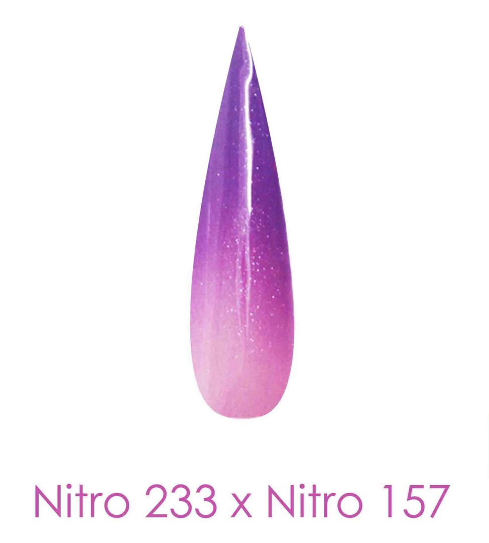 Nitro Dipping Powder - Set of 2 Ombre Colors 2oz/Jar - SUPER GALAXY (NT233 X 157)