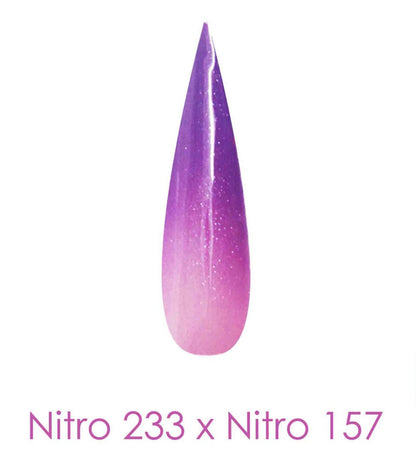 Nitro Dipping Powder - Set of 2 Ombre Colors 2oz/Jar - SUPER GALAXY (NT233 X 157)