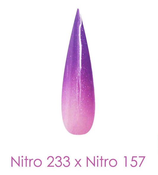 Polvo de inmersión Nitro - Juego de 2 colores Ombre 2oz/frasco - SUPER GALAXY (NT233 X 157)