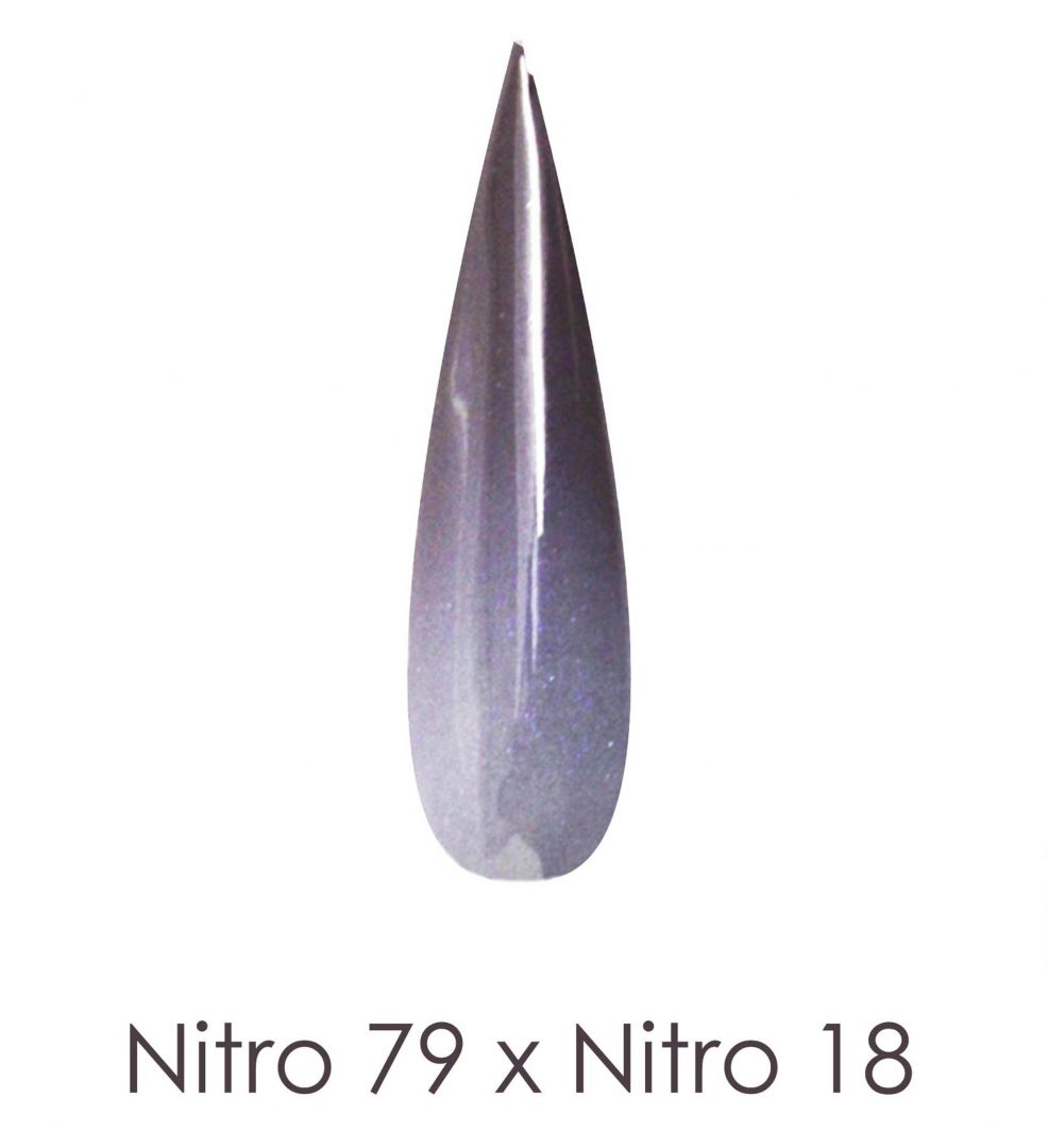 Nitro Dipping Powder - Set of 2 Ombre Colors 2oz/Jar - SWOLLEN WIZARDS (NT079 X 018)