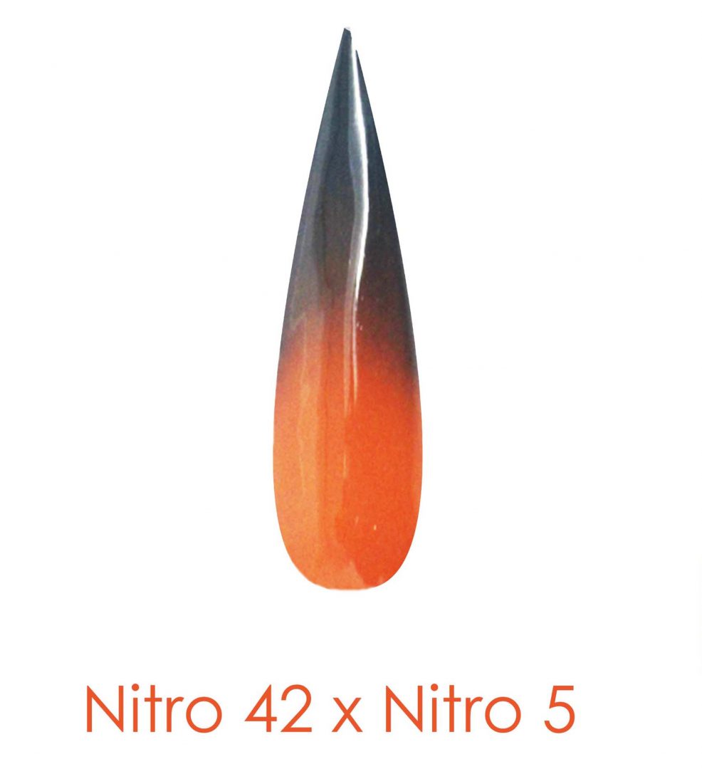 Polvo de inmersión Nitro - Juego de 2 colores Ombre 2oz/frasco - SWORD'S SPELL (NT042 X 005)