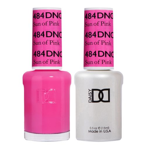 Sơn móng tay gel DND Duo 484 - Mặt trời hồng