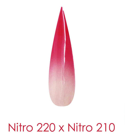 Polvo de inmersión Nitro - Juego de 2 colores Ombre 2oz/frasco - LA SOMBRA INMORTAL (NT220 X 210)