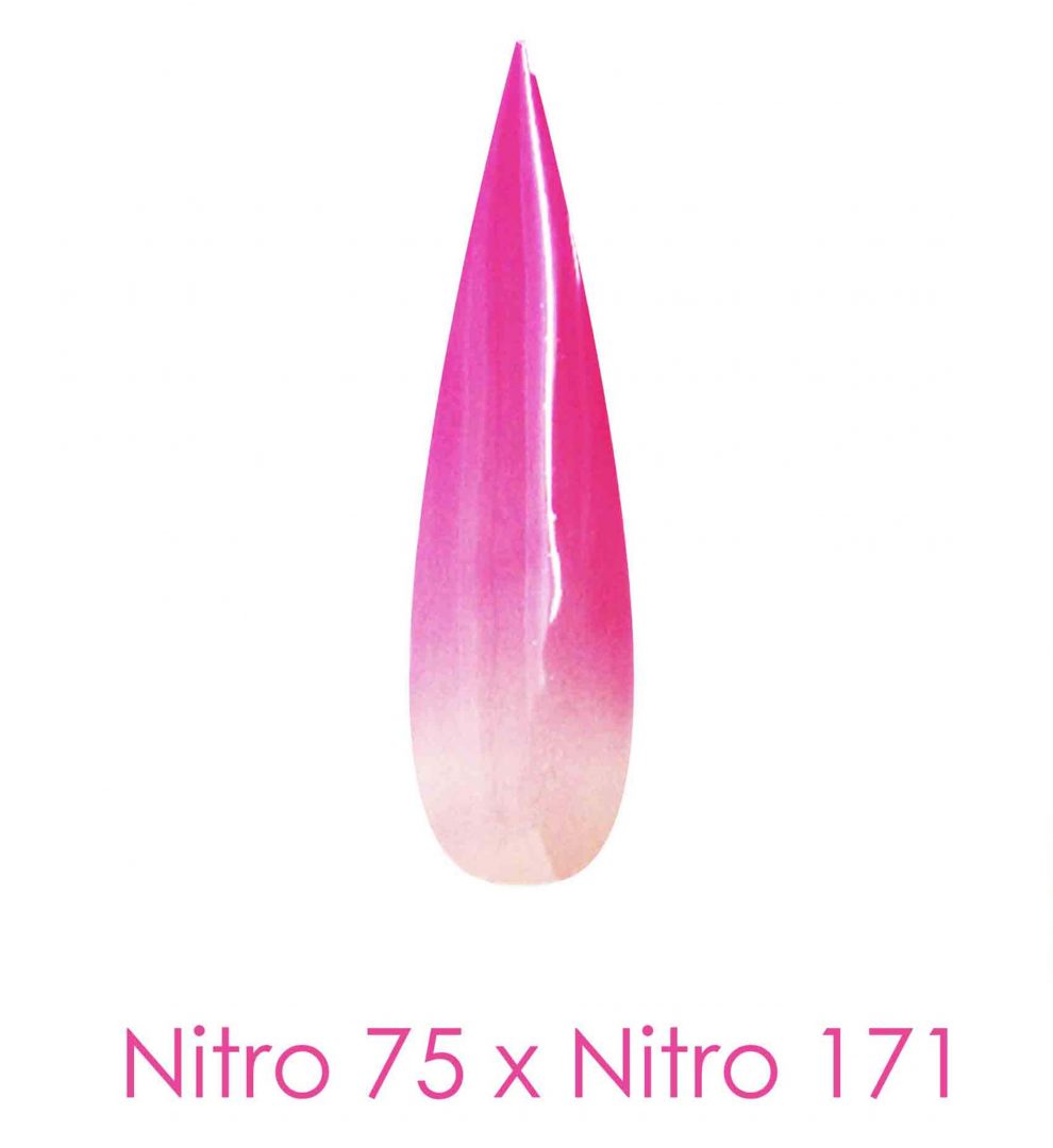Polvo de inmersión Nitro - Juego de 2 colores Ombre 2oz/frasco - EL ALMA DE LA MUJER (NT075 X 171)