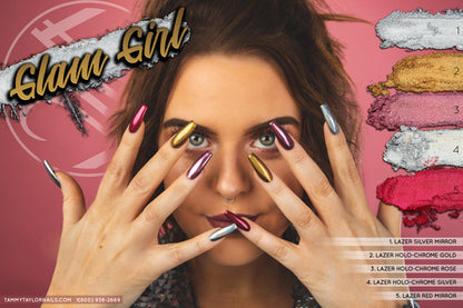 TAMMY TAYLOR - For Manicure "GLAM GIRL" LAZER Chrome Collection