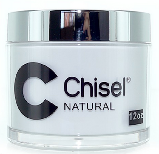 Chisel Nail Art Dipping/Acrylic 2in1 Powder - 12oz NATURAL BASE  Refill size