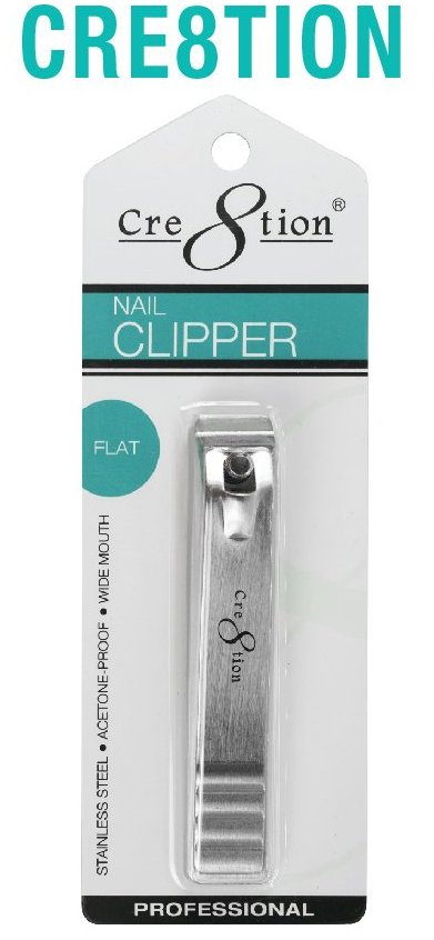 Cre8tion - Stainless Steel Nail Clipper Flat/Straight Edge