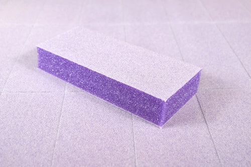 Dixon Slim Nail Buffers Purple Buffer White Grit 100/180 (500 pcs)