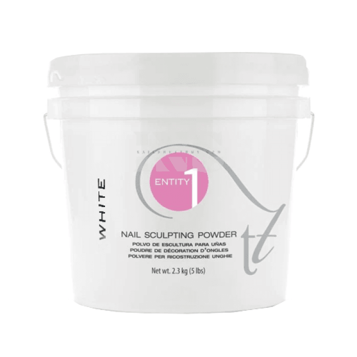 Entity Beauty - Nail Acrylic Sculpting Powder  White - Size 5Lbs Bucket