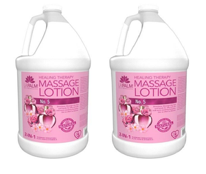LAPALM Product - 2 in 1 Healing Therapy Massage Lotion  No. 5 - 2 Gallons