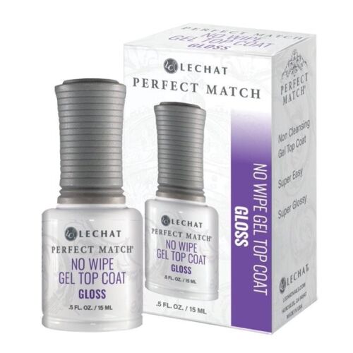 Lechat Perfect Match - No Wipe Gel Top Coat Gloss 0.5oz