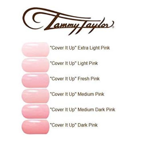 Tammy Taylor Nail - Color en polvo acrílico para uñas Cover It Up para manicura y pedicura - 1.5 oz